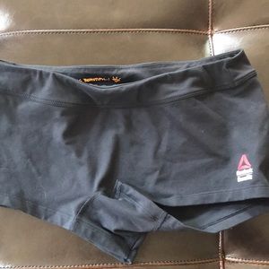 Reebok Black Booty Shorts Medium
